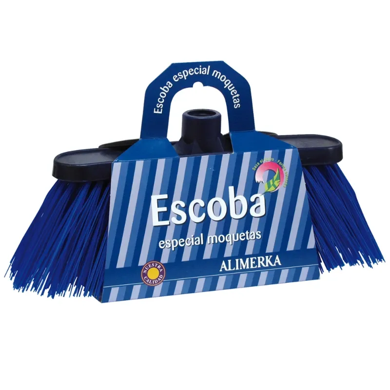 Escoba  mediana moquetas ALIMERKA 12caja