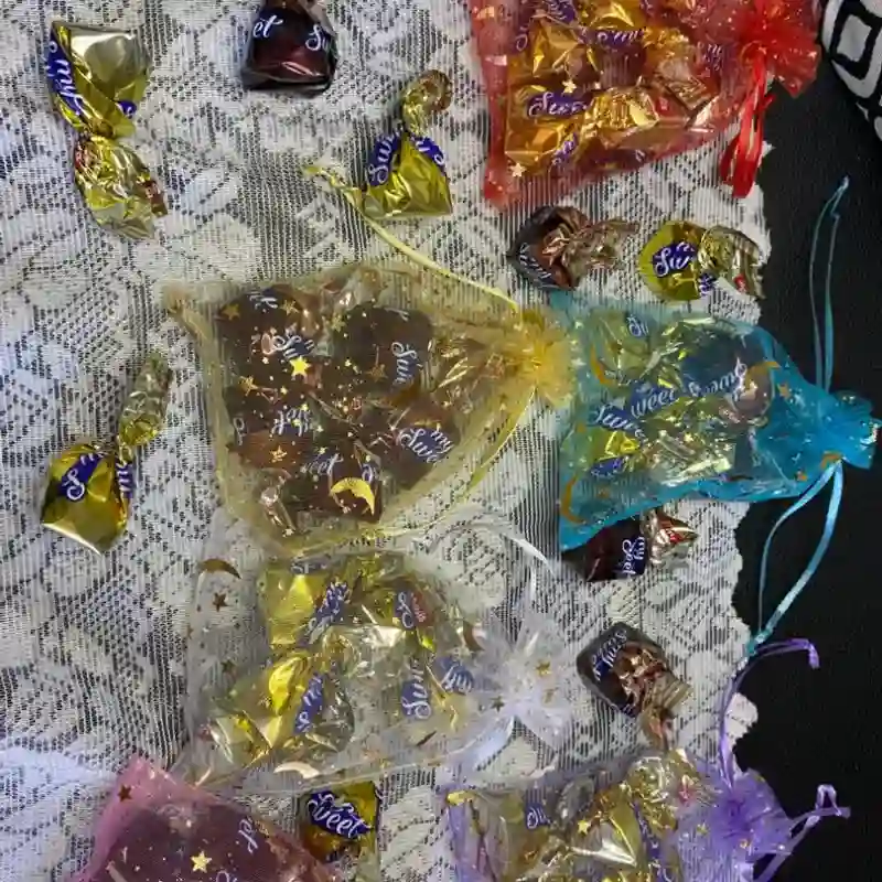 Bombones con envoltura