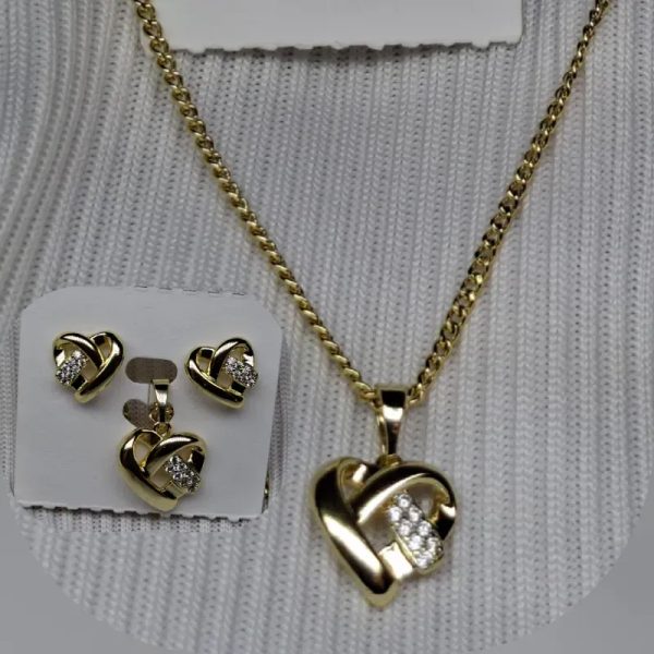 Set cadena y aretes ♥️