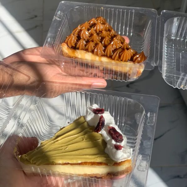 Cuñas de cheesecake