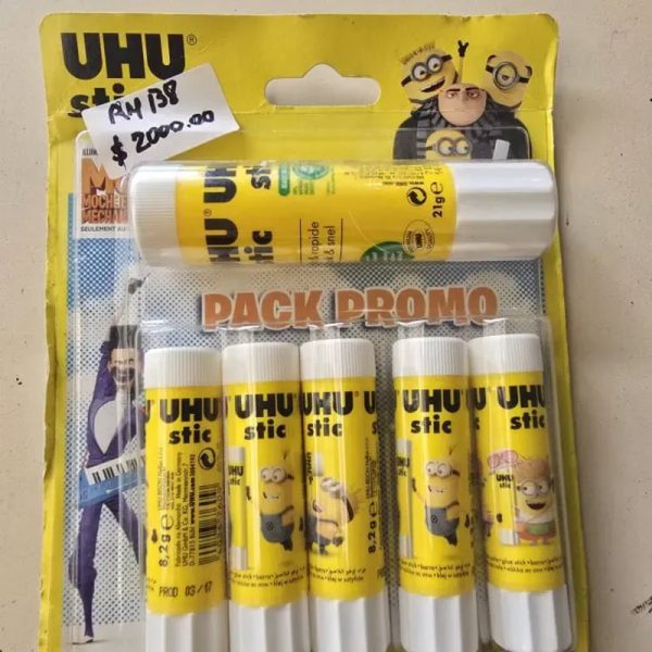 SET GOMAS DE PEGAR TUBOS DE 6 U