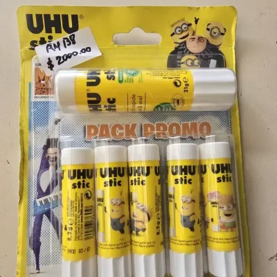 SET GOMAS DE PEGAR TUBOS DE 6 U