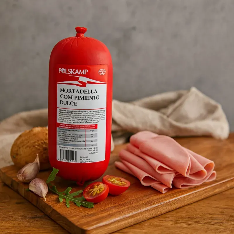 Mortadella con pimiento dulce