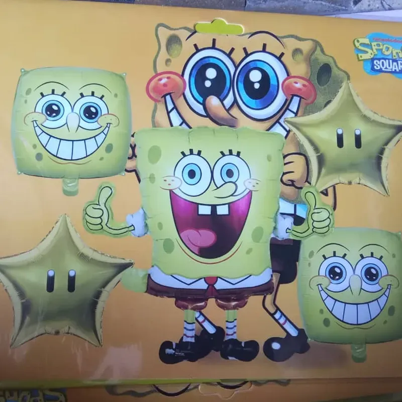 Set Globos Decoración de Bob Esponja