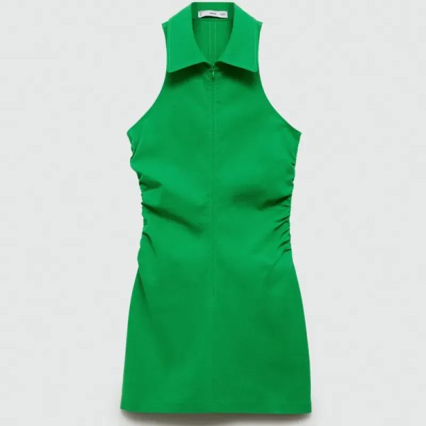 Vestido camisero cremallera