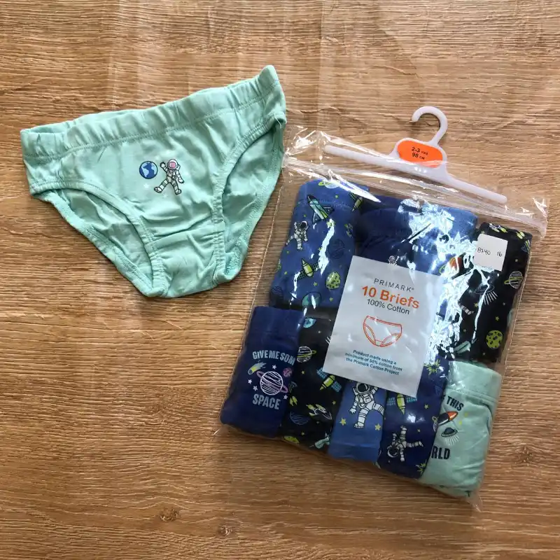 Pack de 10 calzoncillo de astronauta