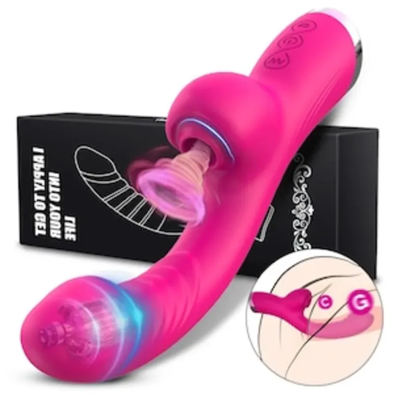 Estimulador Dual "Placer Total" – Succión + Vibración 