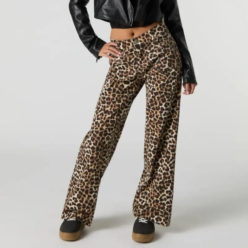 Pantalon animal print