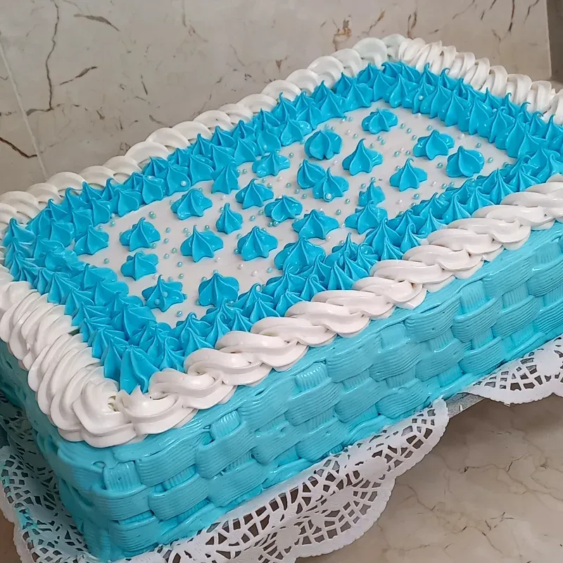 Cake grande cuadrado bizcocho de chocolate