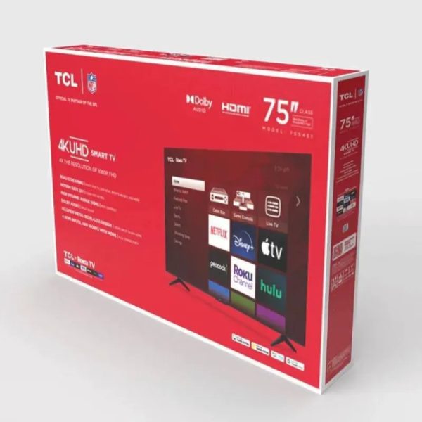 ⚫️S-Mart TV TCL 75” 4K