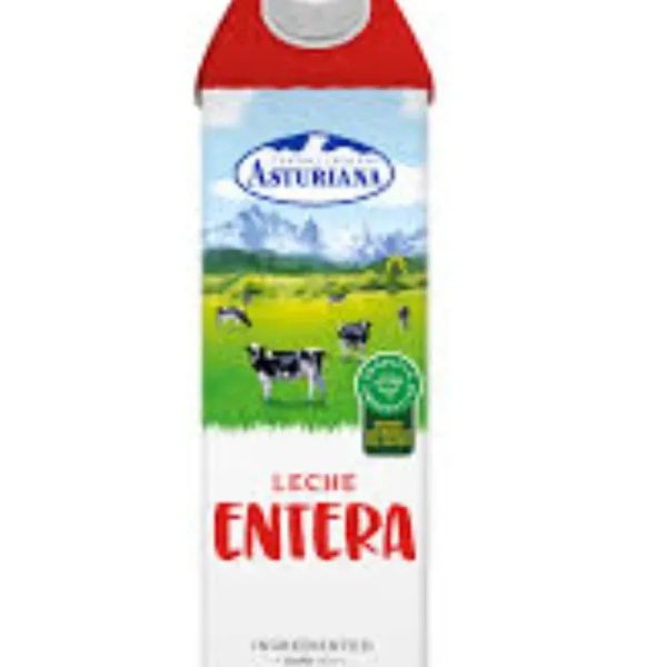 CAJA LECHE Entera evaporada sabor 1LT natural x unidad  (rinde hasta 5 litros de  leche)