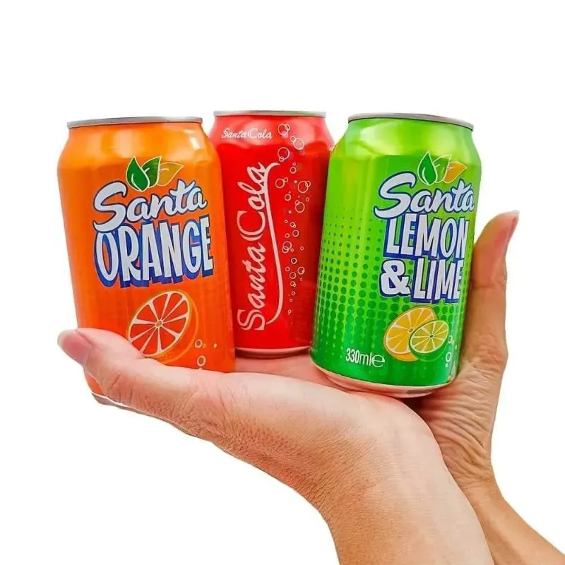CAJAS DE REFRESCO GASEADO DE LATA