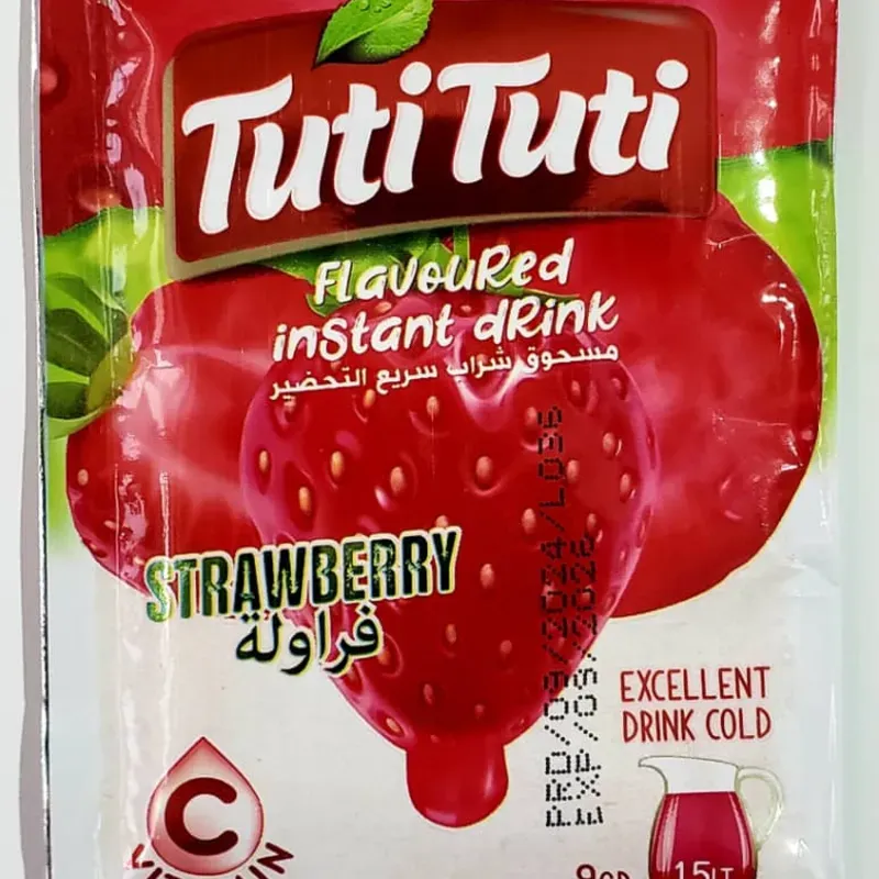 Refrescos instantaneos 1½ litro de Fresa