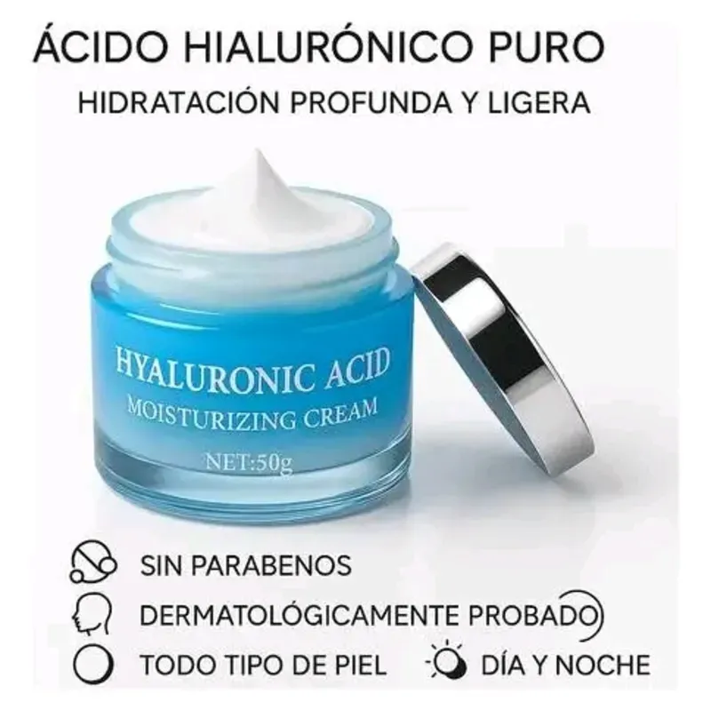 Crema hidratante de Ácido Hialurónico