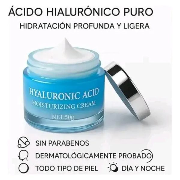 Crema hidratante de Ácido Hialurónico