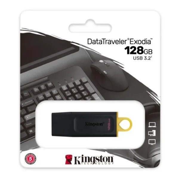 Memorias Flash de 128 GB Kingston Exodia USB 3.2
