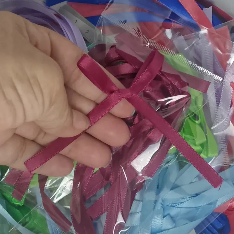 Lazos rojos Borgoña para estilo coquette  x15