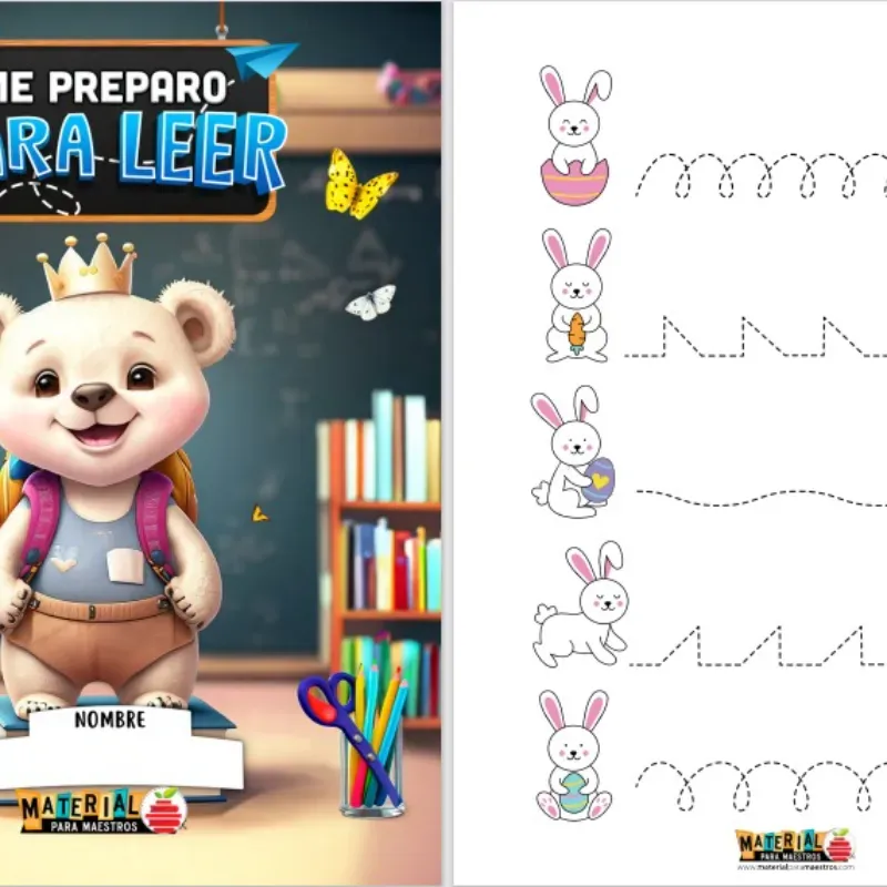 Cuaderno Me preparo para leer.