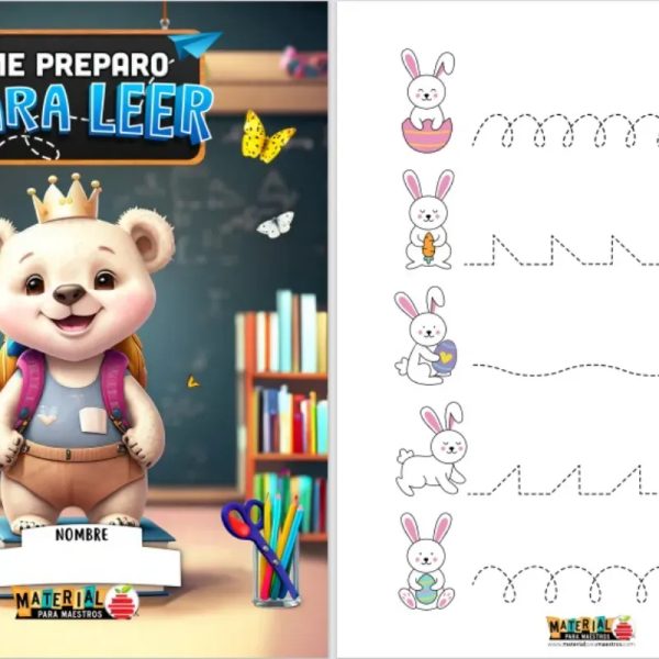 Cuaderno Me preparo para leer.