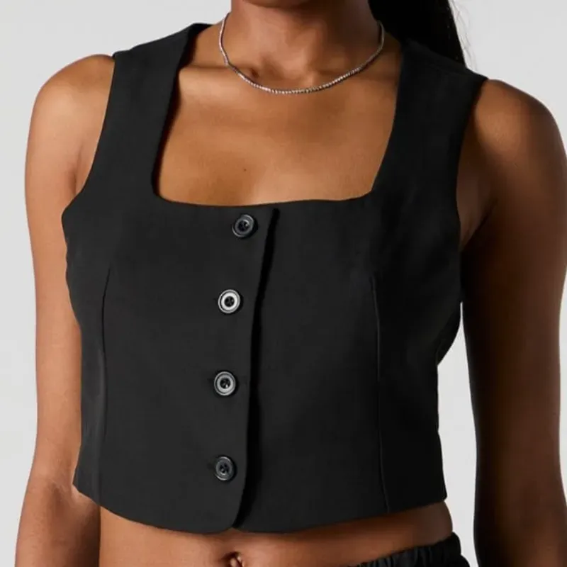Chaleco negro elegante
