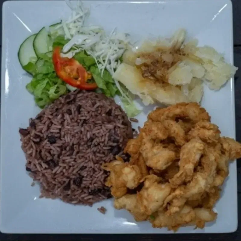 Fajitas de pollo con guarnición 150g