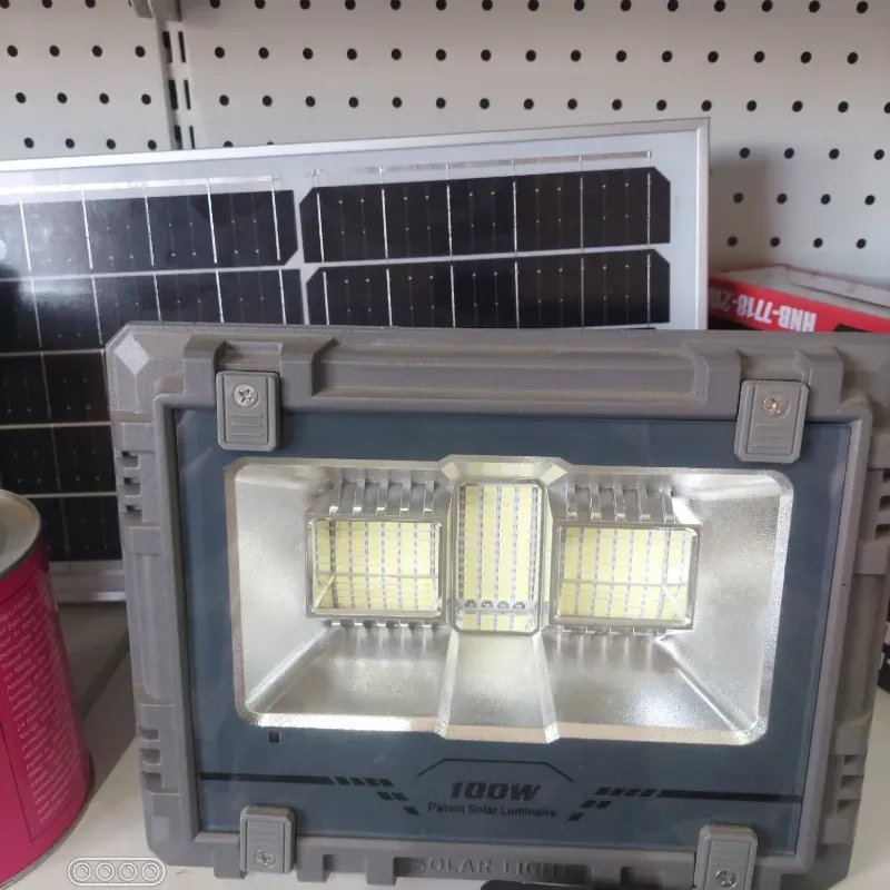 Lampara con panel chiquito 100 w