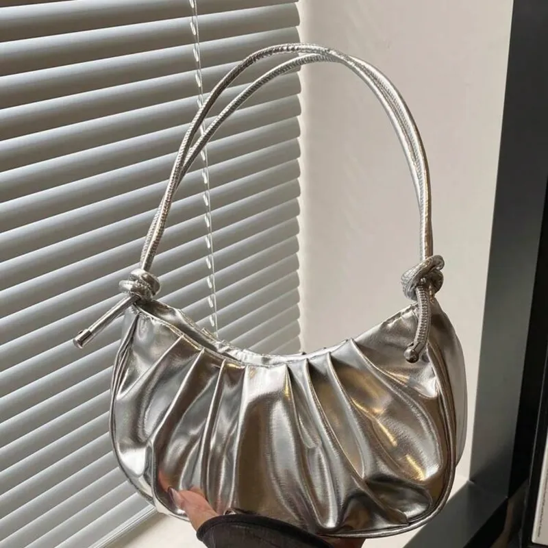 Bolso ligero plateado