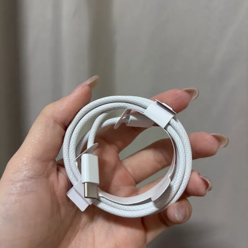 Cable carga rápida tipo C- tipo C trenzado