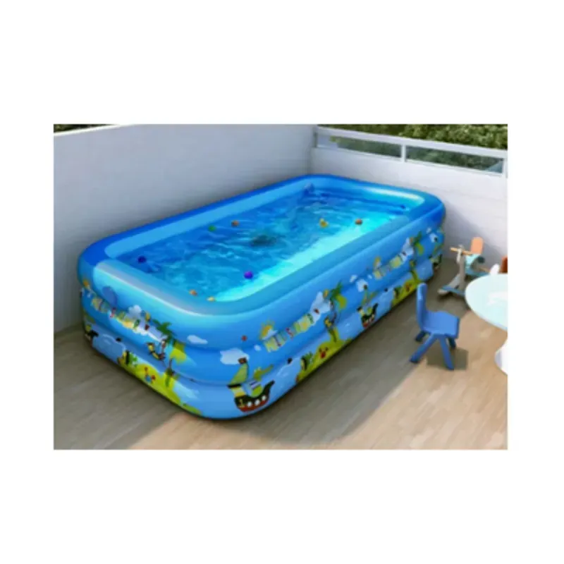 8202058 - Piscina inflable para niños con bomba de pie - U/M: U