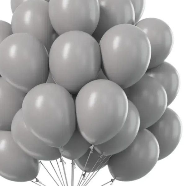 Set de globos grises
