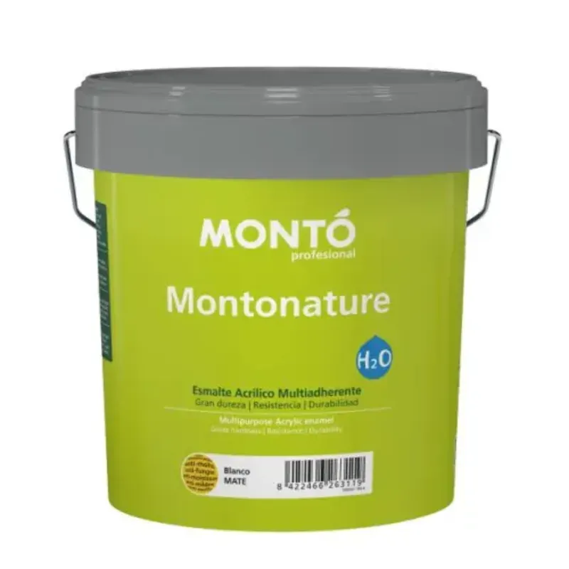Pintura Esmalte Montonature Satinado 4Lt Blanco