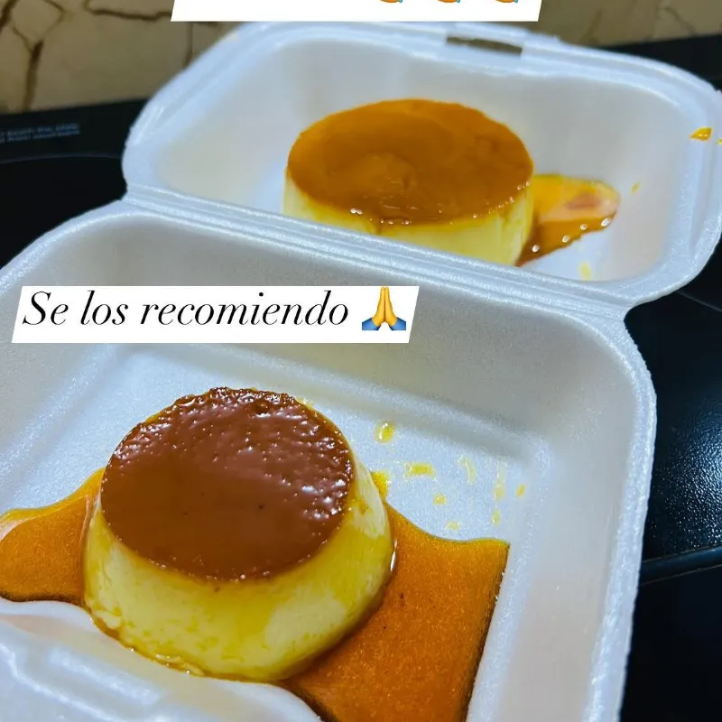 Flan de leche 