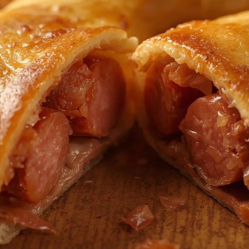 Empanada con Salchicha