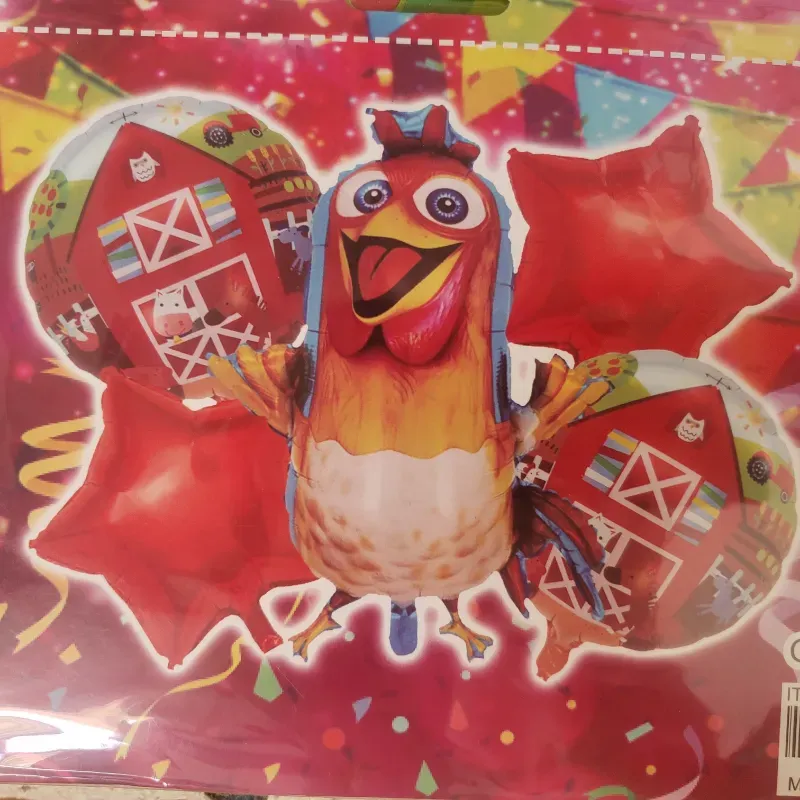 Set de globos Granja de Zenón (gallo)