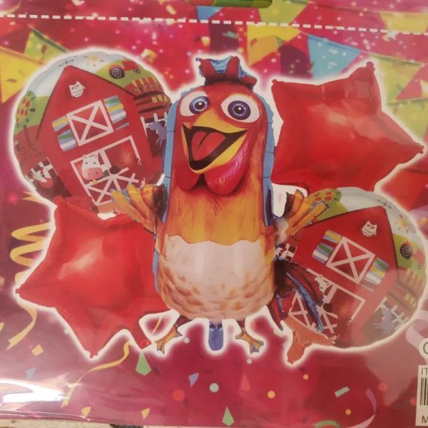 Set de globos Granja de Zenón (gallo)