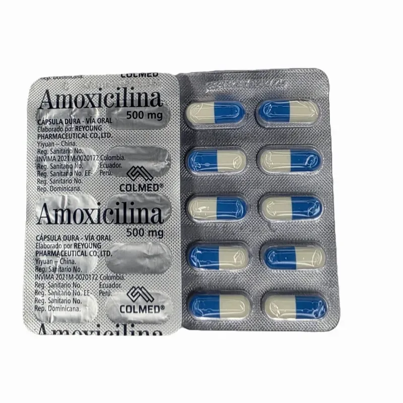  Amoxicilina (10 capsulas 500mg )(VENCE 10-26)