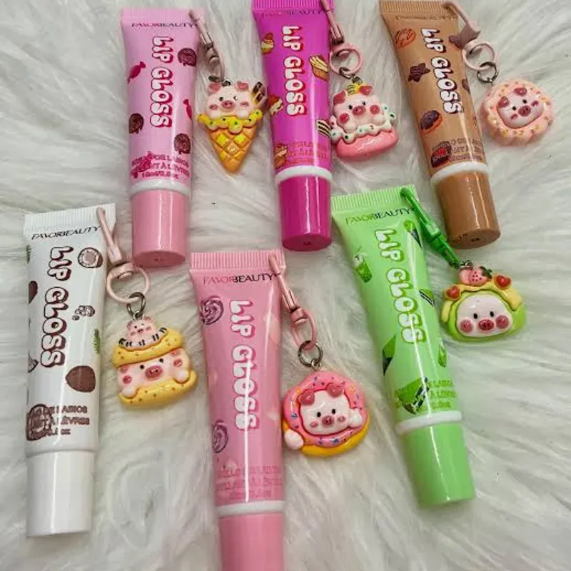 Lip Gloss con llavero