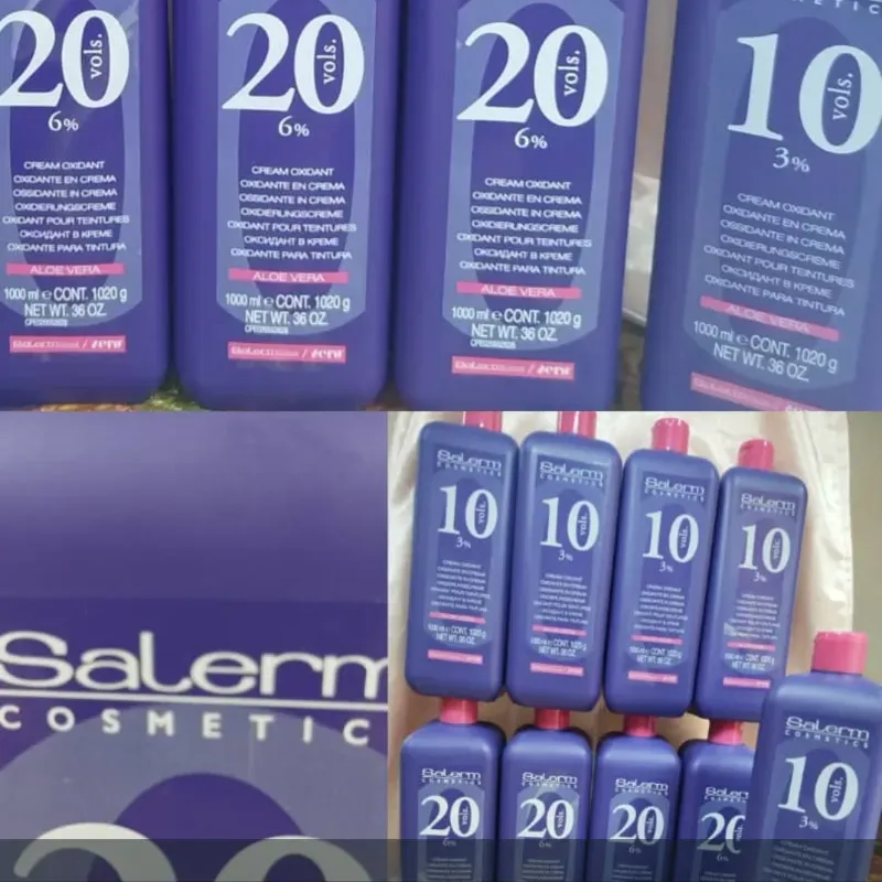 Peróxido Salerm 10 Vol y 20 Vol