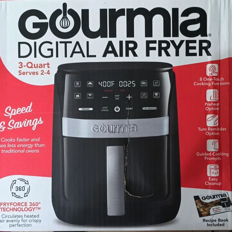 Freidora al vapor. Marca Gourmia