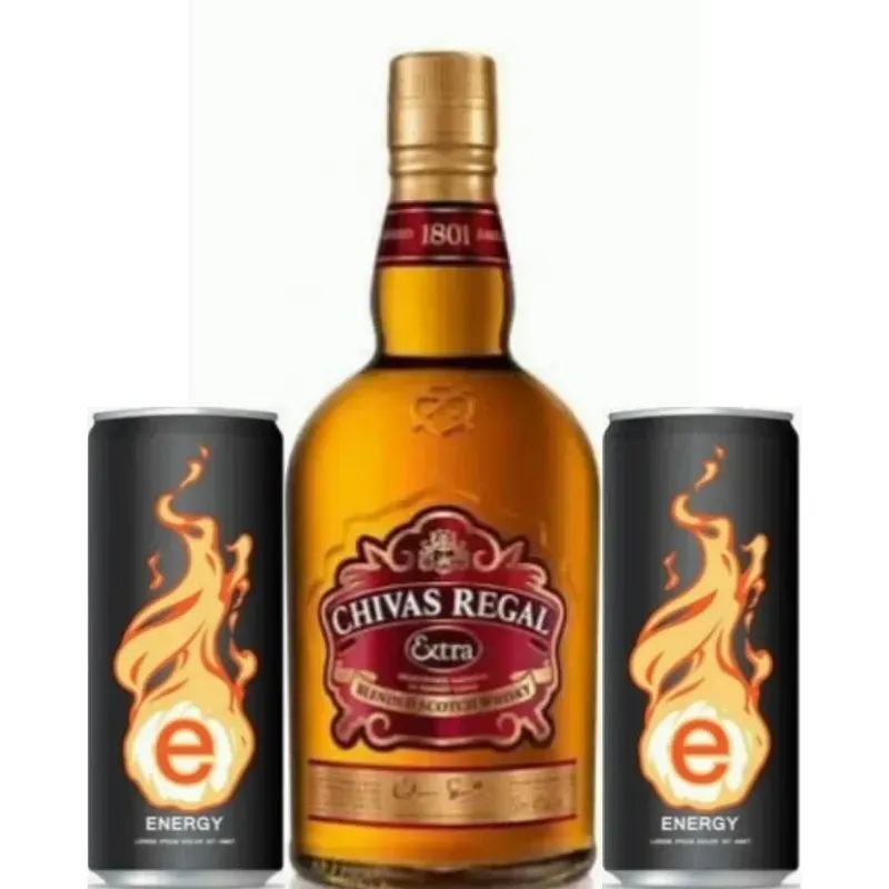 WHISKY CHIVAS REGAL EXTRA + 2 ENERGETICO