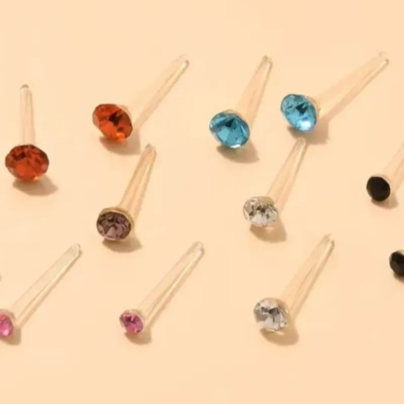 SET 3 PARES DE ARETES HIPOALERGICOS COLORES