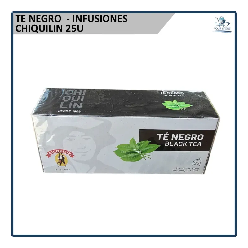 Té Negro - Infusiones Chiquilin (25u)