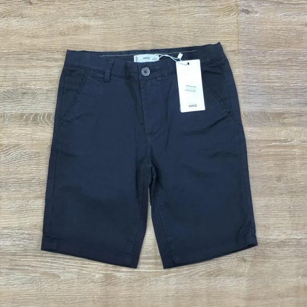 Short Mango color azul oscuro