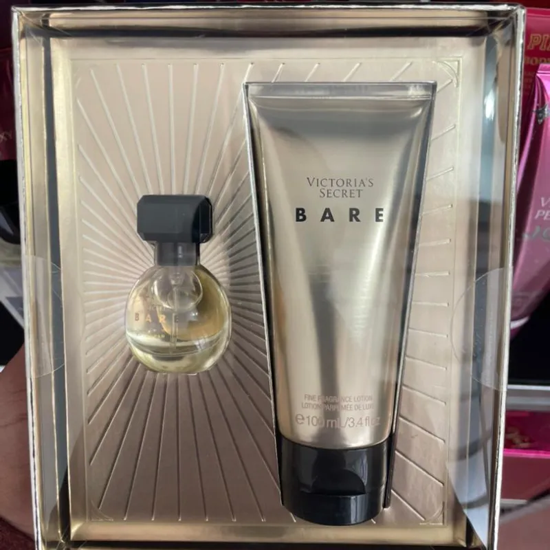 Set perfume(mini) y crema corporal (bare)