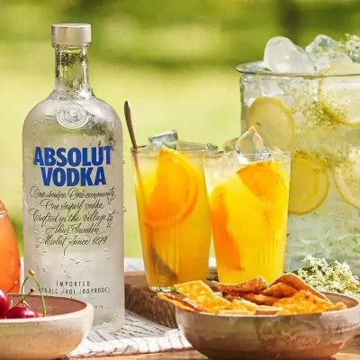 VODKA ABSOLUT 1L + JUGO DE NARANJA
