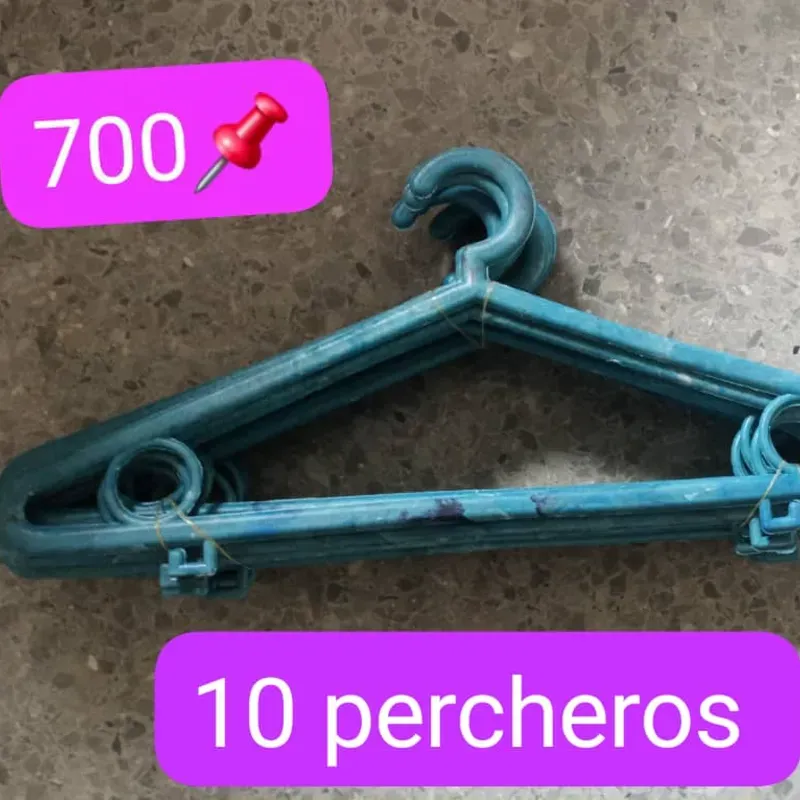 Set de 10 percheros