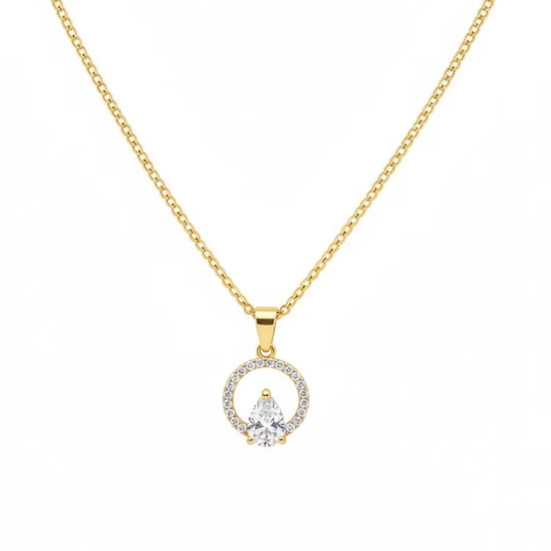 Cadena con dije de gema