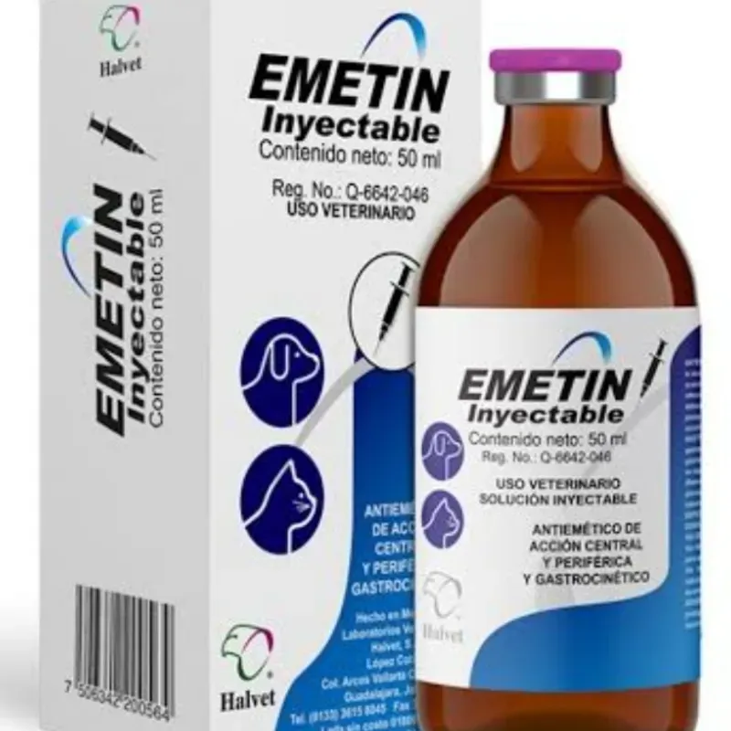 EMETIN SOLUCION INYECTABLE 50 ML