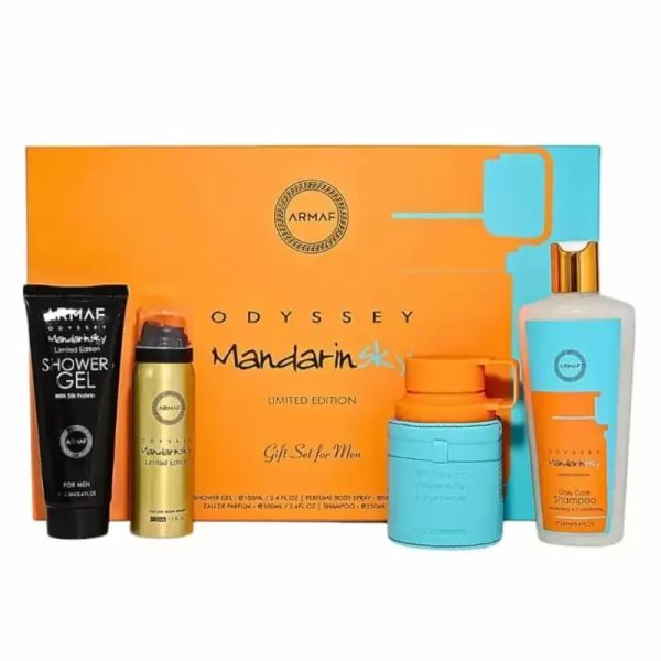Armaf Mandarin Sky Gift Set for Men (4 Pieces)