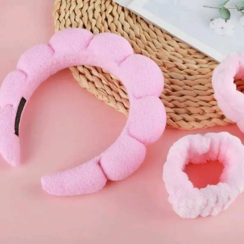 Diadema y muñequeras